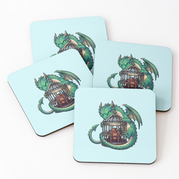 Item preview, Funny Baby Dragon Dice Jail  designed and sold by Utopian-Magic.