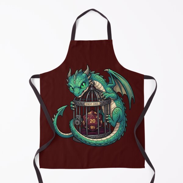 Item preview, Funny Baby Dragon Dice Jail designed and sold by Utopian-Magic.