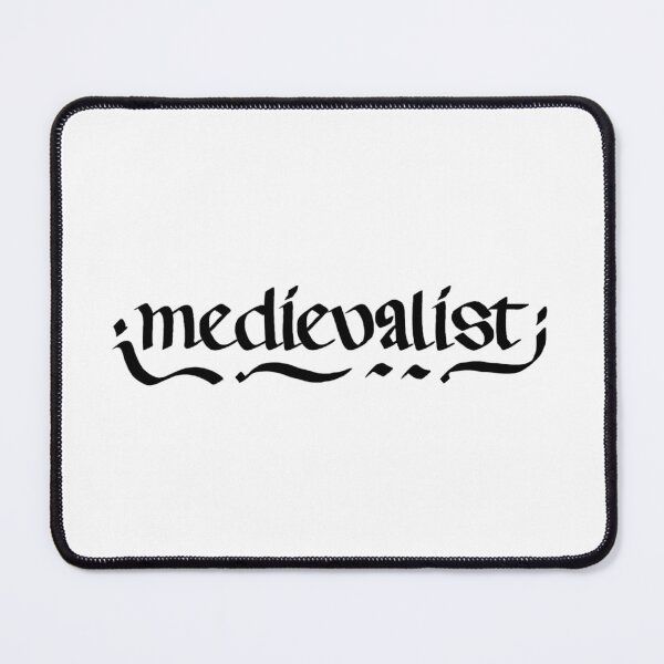 Item preview, Simple Black and White Medievalist Calligraphy Design designed and sold by MariOyama.