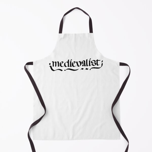 Item preview, Simple Black and White Medievalist Calligraphy Design designed and sold by MariOyama.