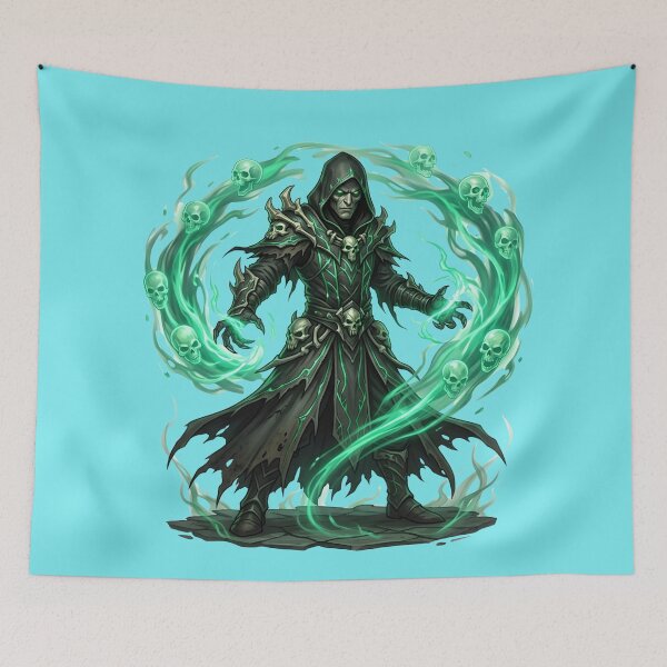 Item preview, Epic High Fantasy Necromancer Sorcerer  designed and sold by Utopian-Magic.