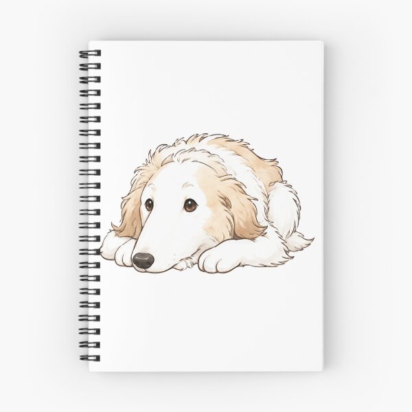 Item preview, Relaxing Borzoi | Elegant Fluffy Sighthound Illustration designed and sold by anee-japan.