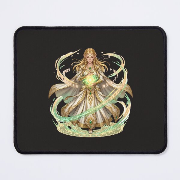 Item preview, Majestic Light Elf Cleric Healer designed and sold by Utopian-Magic.