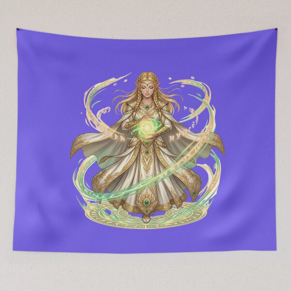 Item preview, Majestic Light Elf Cleric Healer  designed and sold by Utopian-Magic.