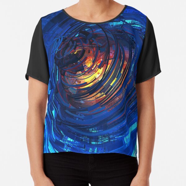 Clockwork Chiffon Top