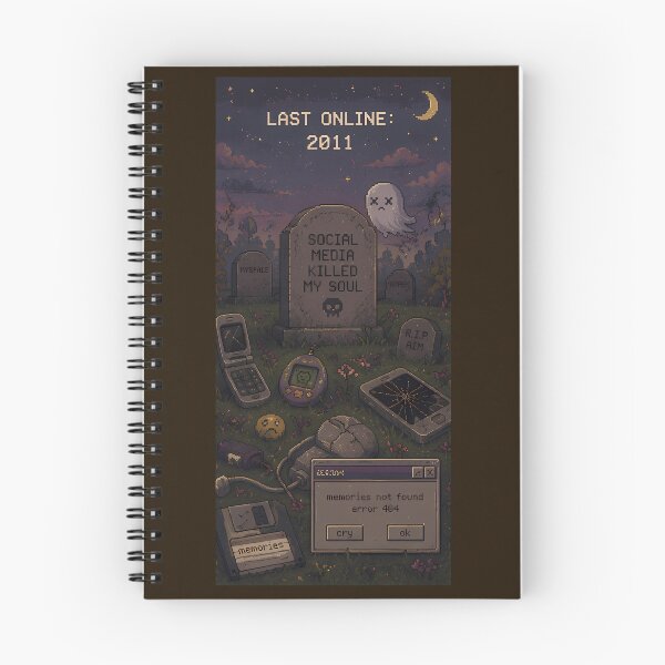 Item preview, Last Online | Chronically Offline Sticker — Analog Lifestyle Gift Anti Doomscrolling designed and sold by VectorJoy.