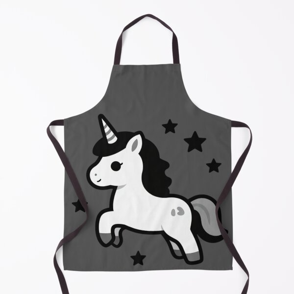 Item preview, Minimalist White Unicorn: Cute Monochromatic Fantasy Graphic Art designed and sold by Yasmine Mohammed.