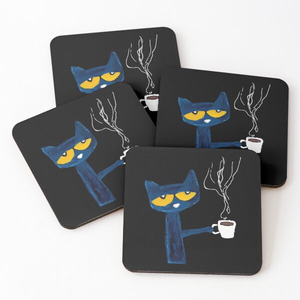 Item preview, Funny Black Cat Drink Coffee designed and sold by teritory.