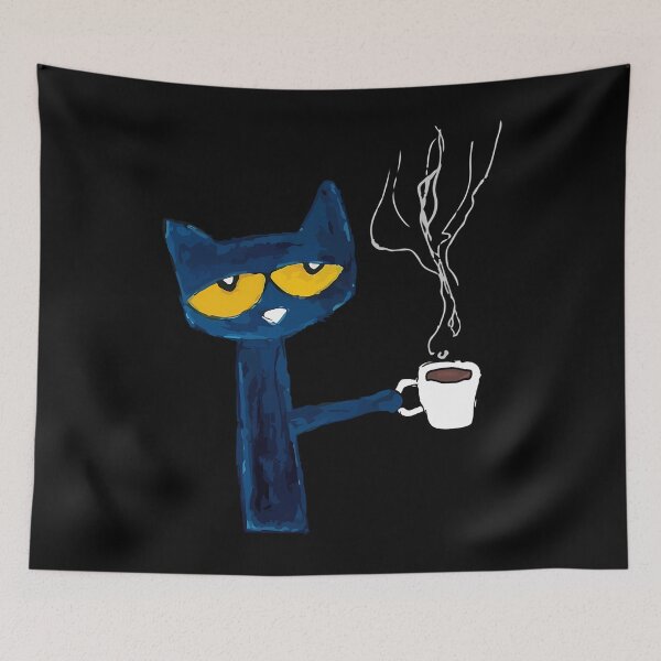 Item preview, Funny Black Cat Drink Coffee designed and sold by teritory.