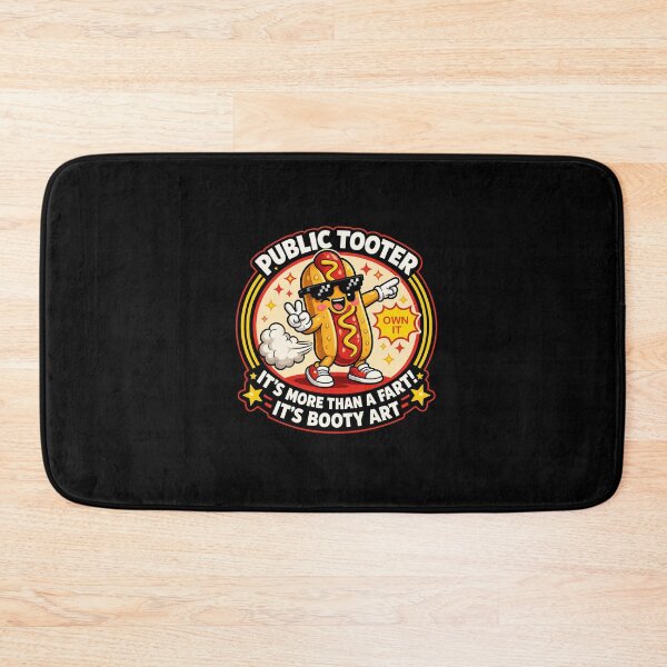 Item preview, public tooter funny inappropriate embarrassing adult humor designed and sold by cass-vale-lab.