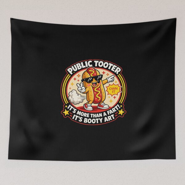 Item preview, public tooter funny inappropriate embarrassing adult humor designed and sold by cass-vale-lab.