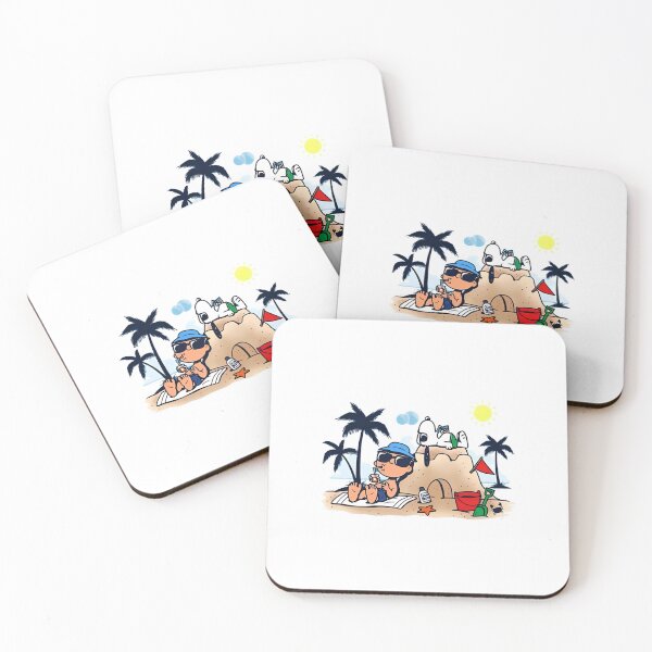 Item preview, Snoopy and Linus Summer Beach Vacation designed and sold by Moonpaw-Whimsy.