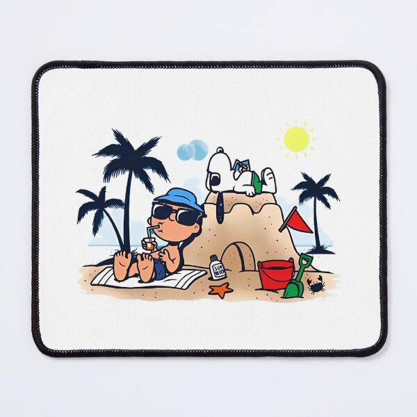 Item preview, Snoopy and Linus Summer Beach Vacation designed and sold by Moonpaw-Whimsy.