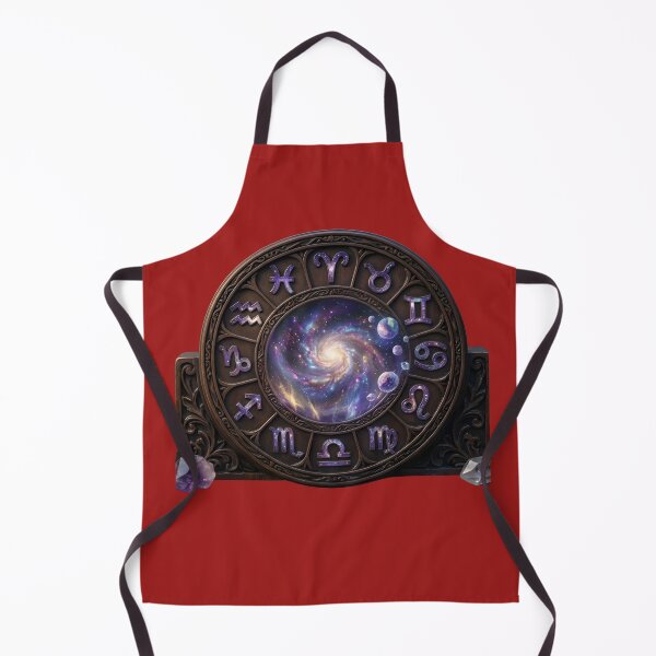Item preview, Astrology Zodiac Wheel Cosmic Spiral Galaxy designed and sold by Utopian-Magic.