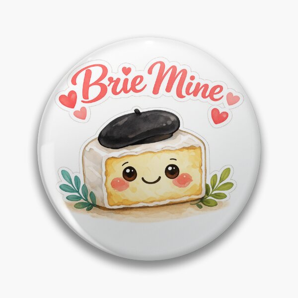 Item preview, Cute Brie Mine Valentine Cheese designed and sold by Dresut.