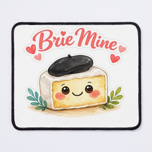 Item preview, Cute Brie Mine Valentine Cheese designed and sold by Dresut.
