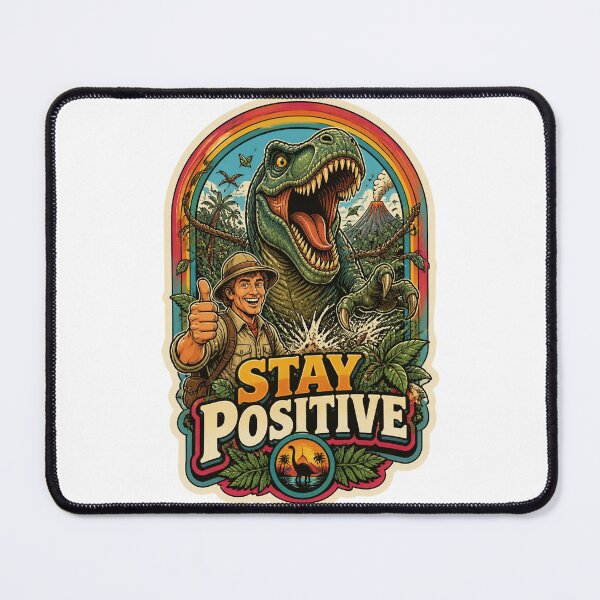 Item preview, Stay Positive Vintage Retro designed and sold by ACHIZ.