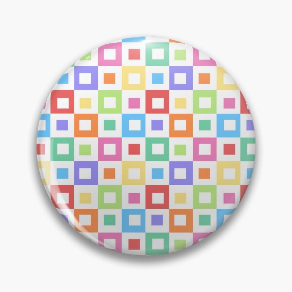 Item preview, Colorful squares in squares designed and sold by Boy and Belugee.