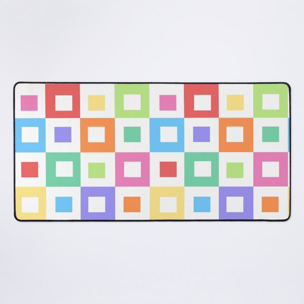 Item preview, Colorful squares in squares designed and sold by Boy and Belugee.