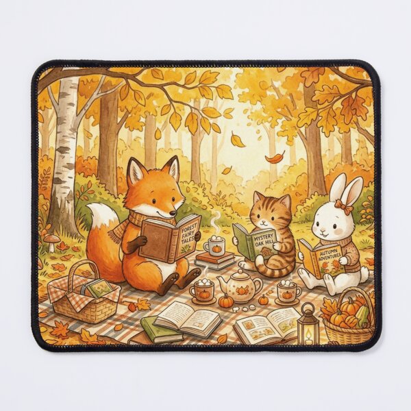 Item preview, Forest Reading Picnic designed and sold by Thalora Store.