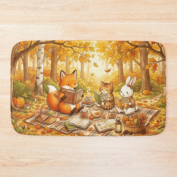 Item preview, Forest Reading Picnic designed and sold by Thalora Store.