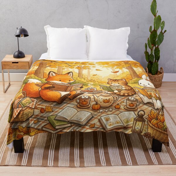 Item preview, Forest Reading Picnic designed and sold by Thalora Store.