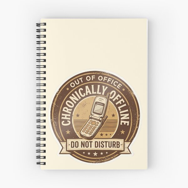 Item preview, Do not disturb | Chronically Offline Sticker — Analog Lifestyle Gift Anti Doomscrolling designed and sold by VectorJoy.