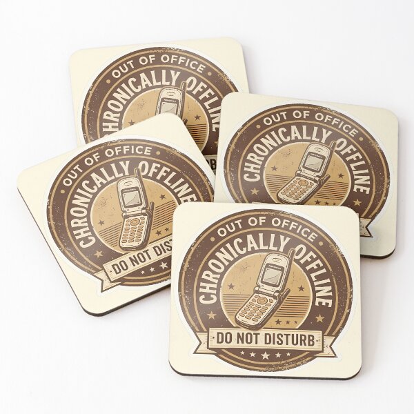 Item preview, Do not disturb | Chronically Offline Sticker — Analog Lifestyle Gift Anti Doomscrolling designed and sold by VectorJoy.
