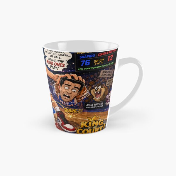 Item preview, Cartoon Basketball Showdown: Josh Shapiro vs. Brian Tyler Cohen & Jesse Watters designed and sold by Uniqueartai.