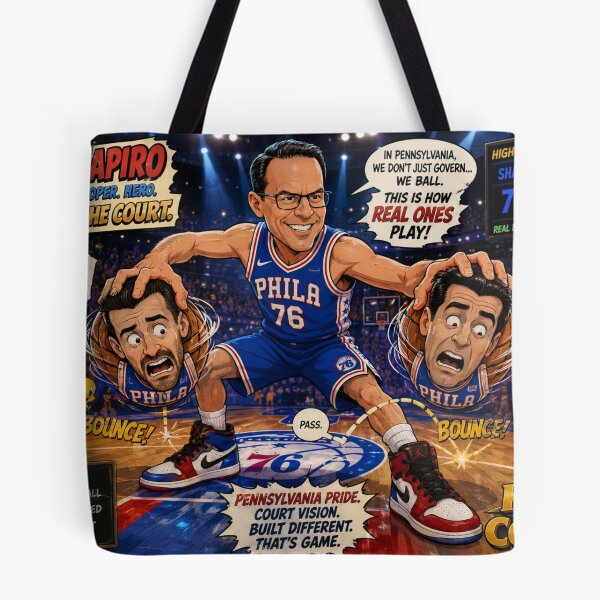 Item preview, Cartoon Basketball Showdown: Josh Shapiro vs. Brian Tyler Cohen & Jesse Watters designed and sold by Uniqueartai.