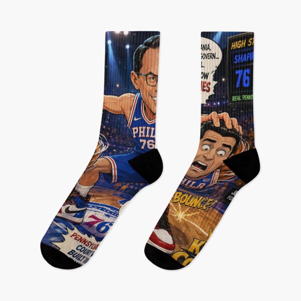 Item preview, Cartoon Basketball Showdown: Josh Shapiro vs. Brian Tyler Cohen & Jesse Watters designed and sold by Uniqueartai.