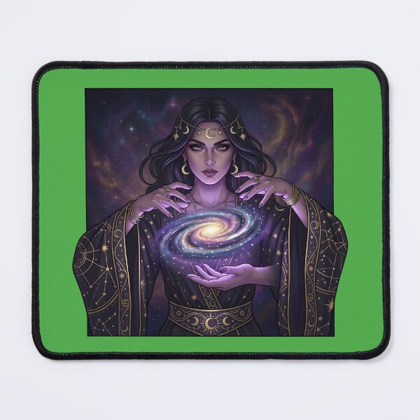 Item preview, Cosmic Galaxy Sorceress Fantasy Witch Magic Spell designed and sold by Utopian-Magic.