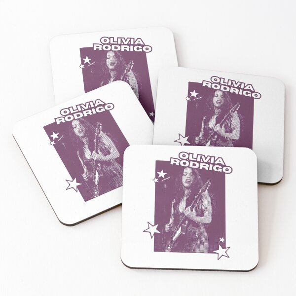 Item preview, Olivia Rodrigo Retro Purple Star Guitar Art designed and sold by Moonpaw-Whimsy.