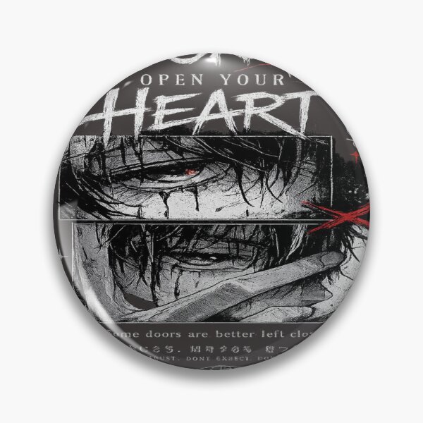 Item preview, Don't Open Your Heart Dark Edgy Streetwear designed and sold by PixelDown.
