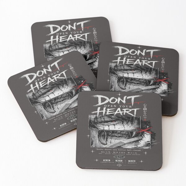 Item preview, Don't Open Your Heart Dark Edgy Streetwear designed and sold by PixelDown.