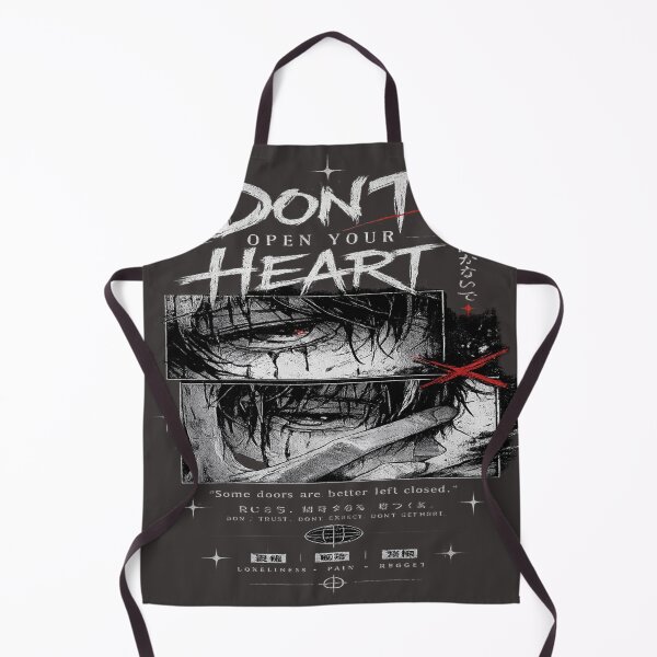 Item preview, Don't Open Your Heart Dark Edgy Streetwear designed and sold by PixelDown.