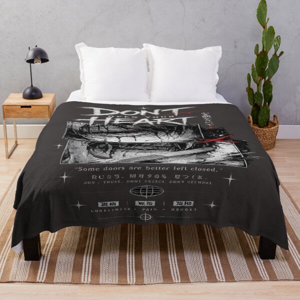 Item preview, Don't Open Your Heart Dark Edgy Streetwear designed and sold by PixelDown.