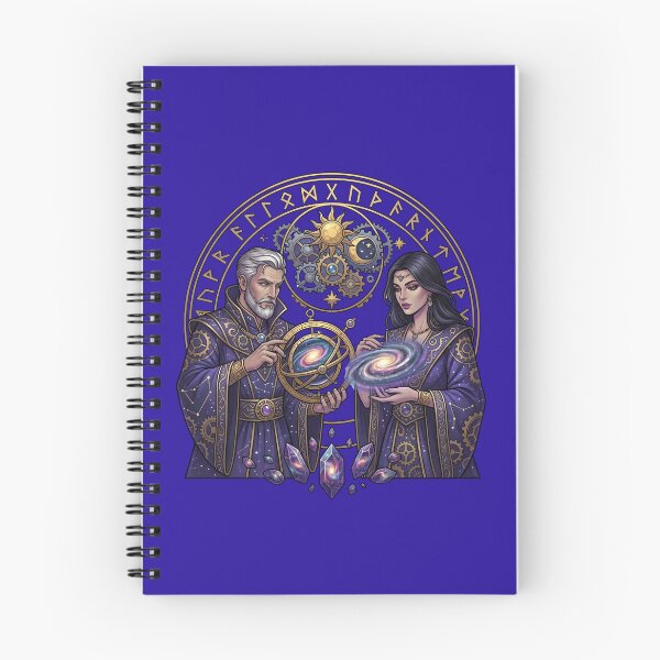 Item preview, Celestial Sorcerers Magical Astrolabe Fantasy Emblem designed and sold by Utopian-Magic.