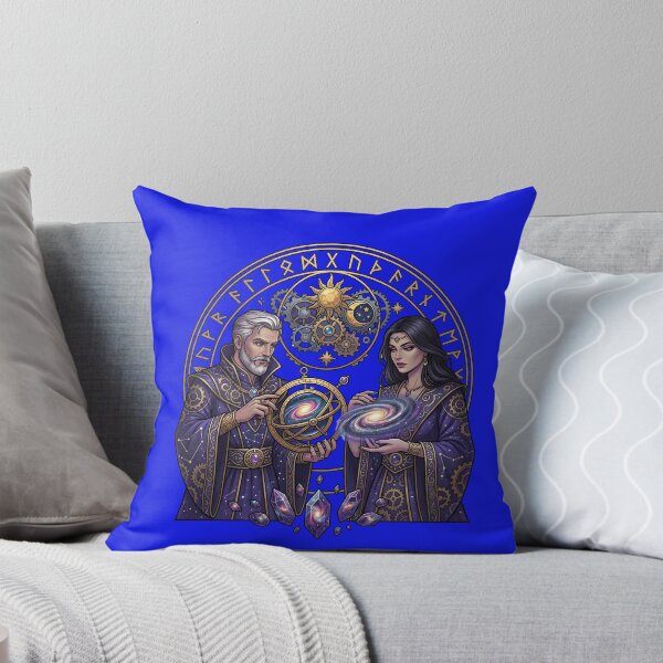 Item preview, Celestial Sorcerers Magical Astrolabe Fantasy Emblem designed and sold by Utopian-Magic.