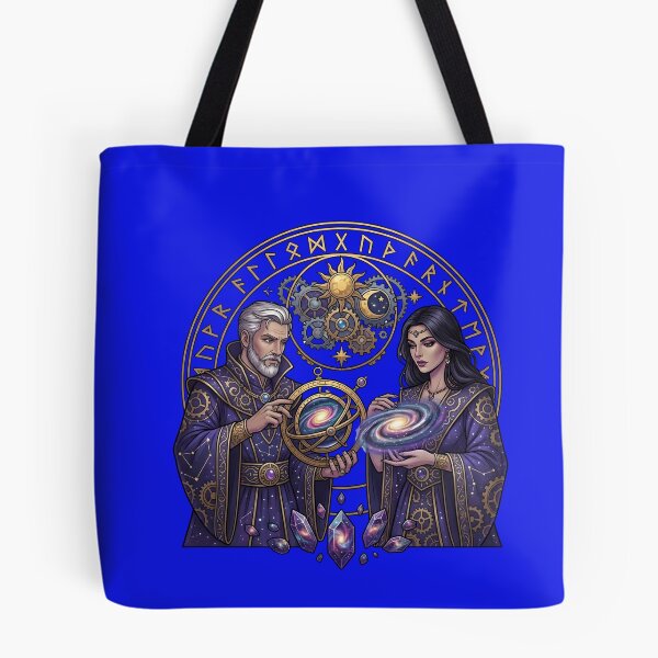 Item preview, Celestial Sorcerers Magical Astrolabe Fantasy Emblem designed and sold by Utopian-Magic.