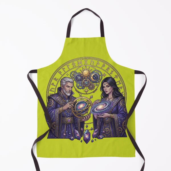 Item preview, Celestial Sorcerers Magical Astrolabe Fantasy Emblem designed and sold by Utopian-Magic.