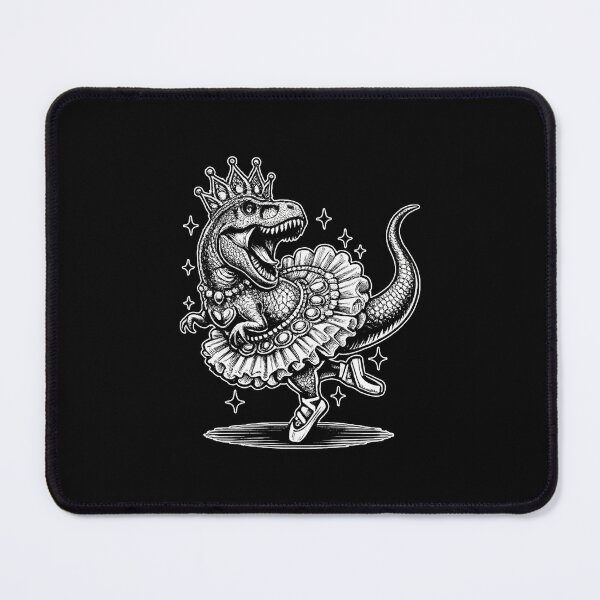 Item preview, mens ballet dancing t-rex in tutu and slippers performance designed and sold by cass-vale-lab.