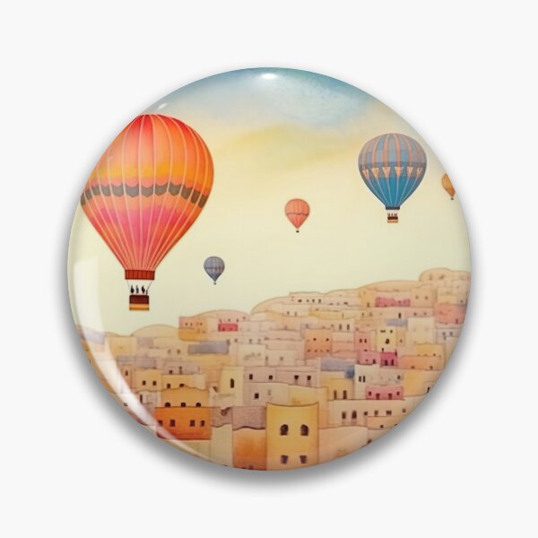 Item preview, Hot Air Balloons in the City - S12 designed and sold by FlaskLab.