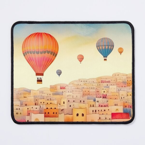 Item preview, Hot Air Balloons in the City - S12 designed and sold by FlaskLab.