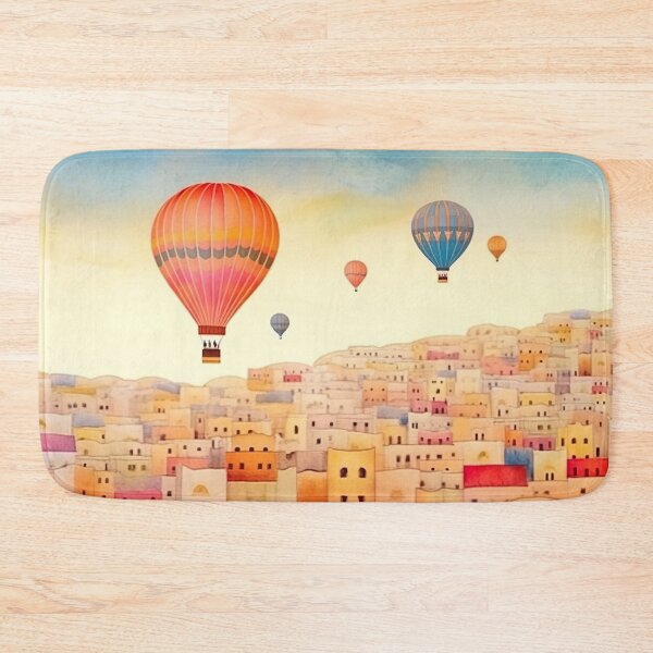 Item preview, Hot Air Balloons in the City - S12 designed and sold by FlaskLab.
