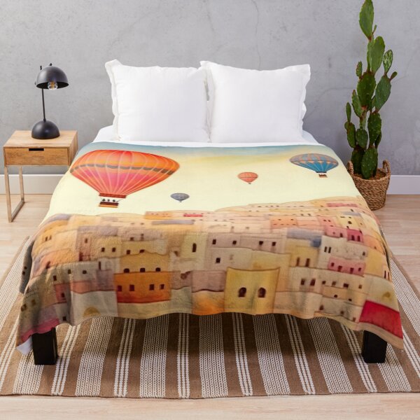 Item preview, Hot Air Balloons in the City - S12 designed and sold by FlaskLab.