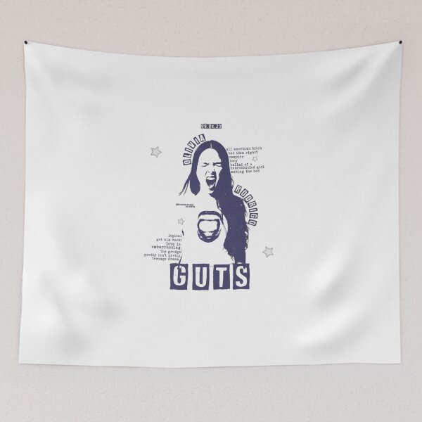 Item preview, Olivia Rodrigo GUTS Tracklist Album Merch designed and sold by Moonpaw-Whimsy.