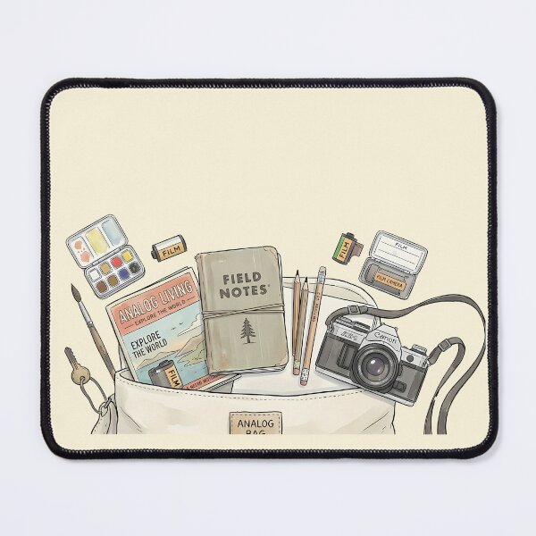 Item preview, Analog bag | Chronically Offline Sticker — Analog Lifestyle Gift Anti Doomscrolling designed and sold by VectorJoy.