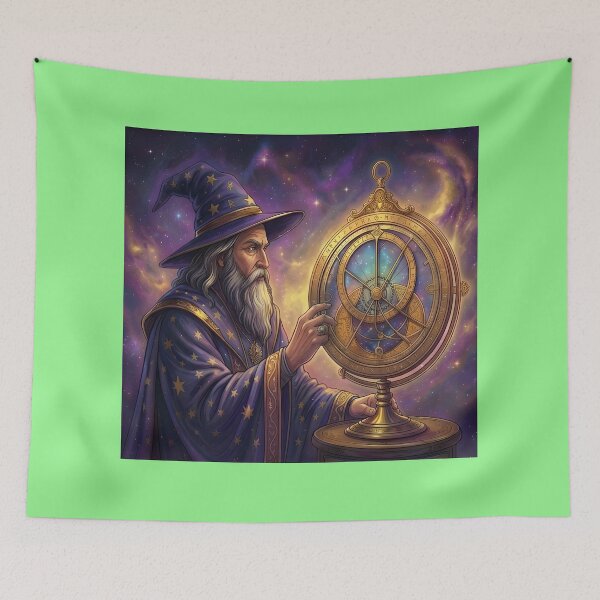 Item preview, Fantasy Wizard Astrologer Magic Potion Celestial Sorcerer designed and sold by Utopian-Magic.