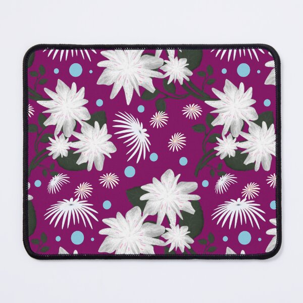 Item preview,  Elegant White Floral Pattern Botanical Design  designed and sold by HopeAndHustle.